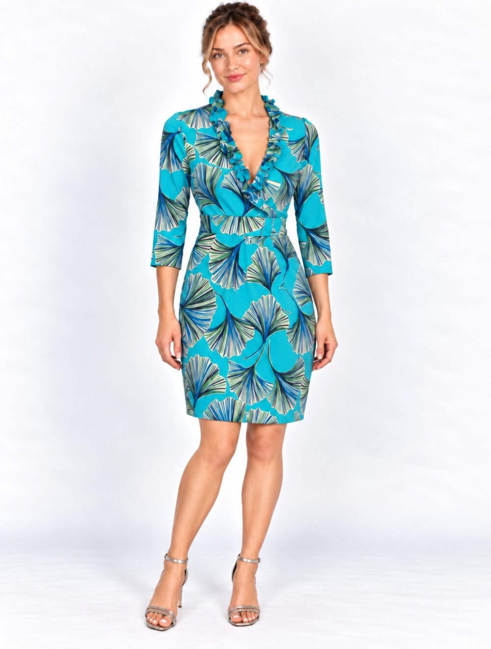 Lilly Pulitzer lets get ginky Blaney v neck dress size XS
